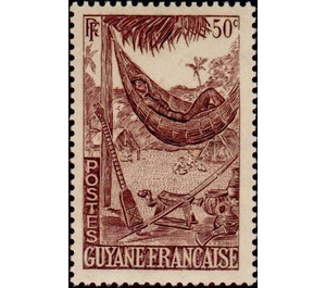 Rest Guyana 50c - South America / French Guiana 1947 - 50