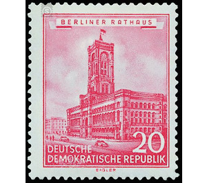 Restored historic buildings  - Germany / German Democratic Republic 1955 - 20 Pfennig