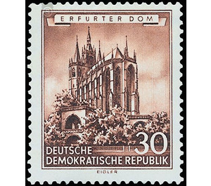 Restored historic buildings  - Germany / German Democratic Republic 1955 - 30 Pfennig