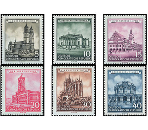 Restored historic buildings  - Germany / German Democratic Republic 1955 Set