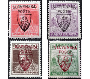 Revolutionary Issues 1918: Jehlicskuv overprint - Czechoslovakia 1918 Set