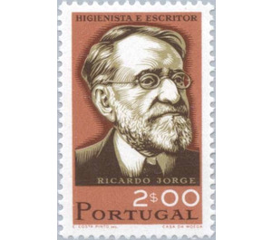 Ricardo Jorge (1858-1938) hygienist & physiologist - Portugal 1966 - 2