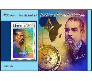 Richard Francis Burton (1821-1890) - West Africa / Liberia 2021