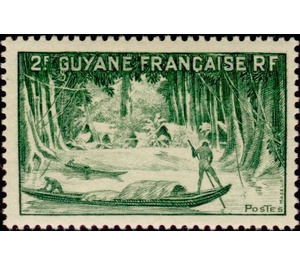 River Oyapok 2₣ - South America / French Guiana 1947 - 2