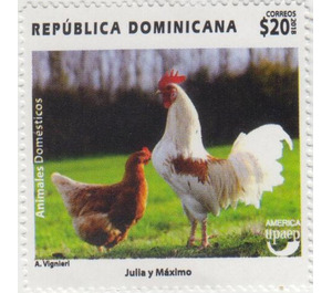 Rooster and Hen - Caribbean / Dominican Republic 2020