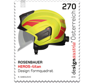 Rosenbauer HEROS-titan helmet  - Austria / II. Republic of Austria 2018 - 270 Euro Cent