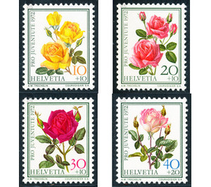 roses  - Switzerland 1972 Set