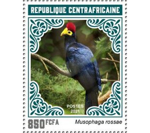 Ross's Turaco (Musophaga rossae) - Central Africa / Central African Republic 2021 - 850