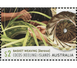 Round basket - Cocos (Keeling) Islands 2018 - 2