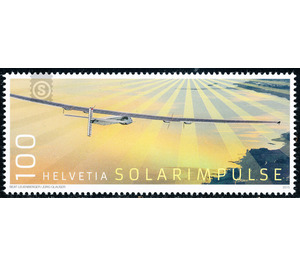 Round the world with a solar airplane  - Switzerland 2016 - 100 Rappen