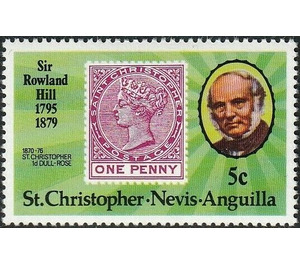 Rowland Hill and St. Christopher No. 1 - Caribbean / Saint Kitts and Nevis 1979 - 5