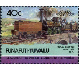 Royal George 0-6-0 1827 UK - Polynesia / Tuvalu, Funafuti 1984