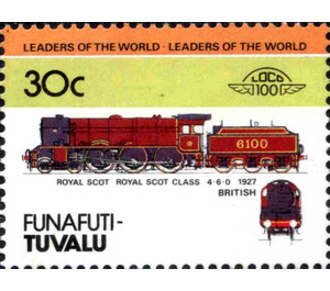 Royal Scot Class 4-6-0 1927 British - Polynesia / Tuvalu, Funafuti 1984