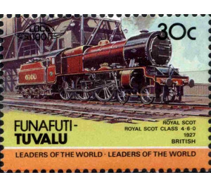 Royal Scot Class 4-6-0 1927 British - Polynesia / Tuvalu, Funafuti 1984