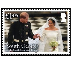 Royal Wedding of Prince Harry and Meghan Markle - Falkland Islands, Dependencies 2018 - 1.05