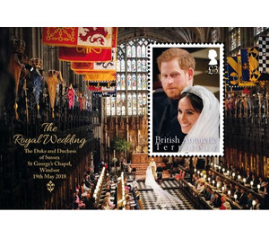 Royal Wedding of Prince Harry & Meghan Markle - British Antarctic Territory 2018