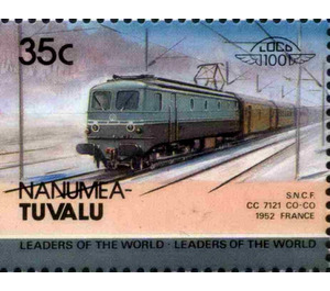 S.N.C.F. CC 7121 CO-CO 1952 France - Polynesia / Tuvalu, Nanumea 1985