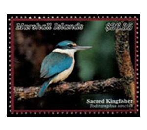 Sacred Kingfisher (Todiramphus sanctus) - Micronesia / Marshall Islands 2020 - 26.35