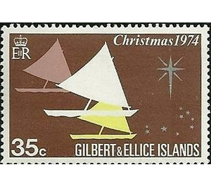 Sailing ships - Micronesia / Gilbert and Ellice Islands 1974 - 35