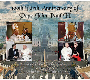 Saint Pope John Paul II, Birth Centenary - Caribbean / Antigua and Barbuda 2021