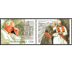 Saint Pope John Paul II Birth Centenary - Slovakia 2020 - 1.70