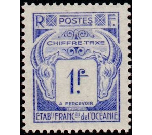 Sales tax collectable - Polynesia / French Oceania 1948 - 1