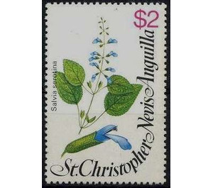 Salvia serontina - Caribbean / Saint Kitts and Nevis 1980 - 2