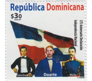 Sanchez, Duarte and Mella, Independence Leaders - Caribbean / Dominican Republic 2020 - 30