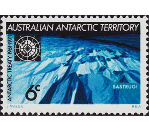 Sastrugi - Australian Antarctic Territory 1971 - 6