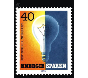 save energy  - Germany / Federal Republic of Germany 1979 - 40 Pfennig