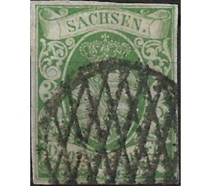 Saxony Coat of Arms - Germany / Old German States / Saxony 1851 - 3
