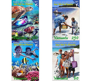 Say No To Plastic Environmental Campaign (2019) - Melanesia / Vanuatu 2019 Set