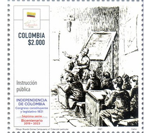 Schoolroom in 19th Century - South America / Colombia 2021