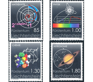 science  - Liechtenstein 2004 Set