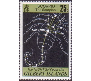 Scorpio with Antares. - Micronesia / Gilbert Islands 1978 - 25