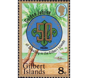 Scout Emblem - Micronesia / Gilbert Islands 1977 - 8