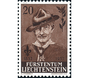 scout  - Liechtenstein 1957 - 20 Rappen