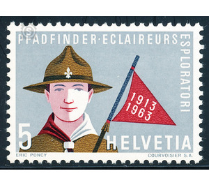 scout  - Switzerland 1963 - 5 Rappen