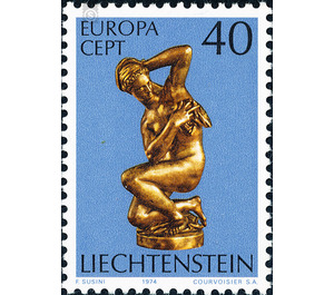 Sculptures  - Liechtenstein 1974 - 40 Rappen