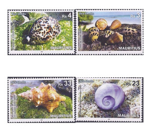 Sea shells of Mauritius - East Africa / Mauritius 2017 Set