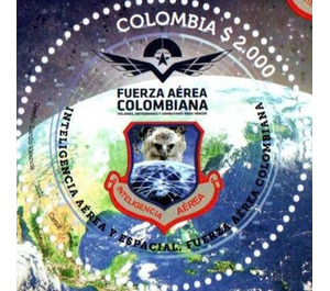 Seal of the Colombian Air Force Intelligence Unit - South America / Colombia 2021