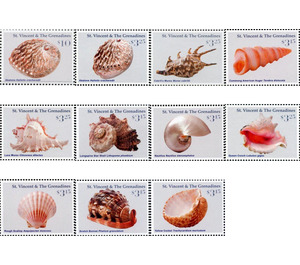 Seashells - Caribbean / Saint Vincent and The Grenadines 2016 Set