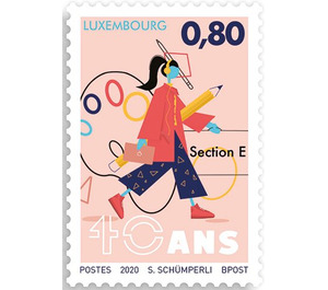 Section E Arts Education, 40th Anniversary - Luxembourg 2020 - 0.80