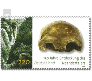 Series Archeology in Germany - 150 years discovery of the Neanderthal man  - Germany / Federal Republic of Germany 2006 - 220 Euro Cent