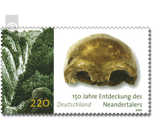 Series Archeology in Germany - 150 years discovery of the Neanderthal man  - Germany / Federal Republic of Germany 2006 - 220 Euro Cent