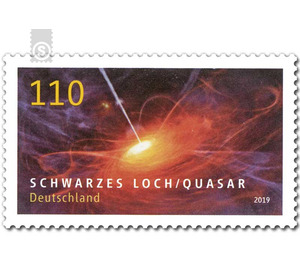 Series "Astrophysics" - Black Hole / Quasar  - Germany / Federal Republic of Germany 2019 - 110 Euro Cent