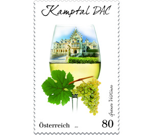 Series: Austrian wine regions - Kamptal DAC  - Austria / II. Republic of Austria 2019 - 80 Euro Cent