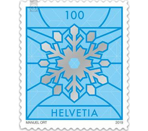 Series "Christmas" - Snowflake - Switzerland 2019 - 100 Rappen