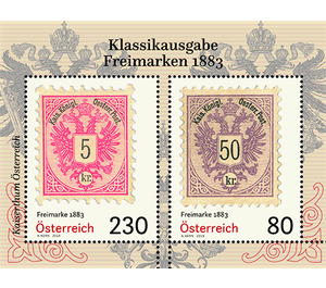 Series Classic Edition - Postage Stamps 1883 - Austria / II. Republic of Austria 2019