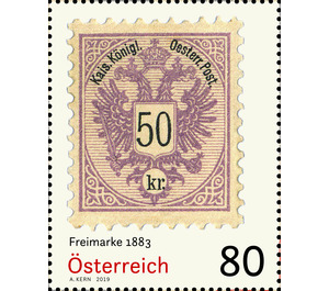 Series: Classic Edition - Postage stamps 1883 - Austria / II. Republic of Austria 2019 - 80 Euro Cent